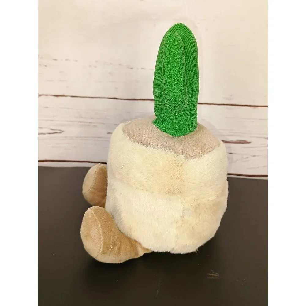 Plush Cactus Pot Stuffed Toy By Pink Sky -‎ 10 Inches - Cute Green & Beige Decor